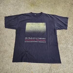Vtg NATIONAL ARCHIVES Declaration of Independence Washington D.C. Rap T Shirt XL